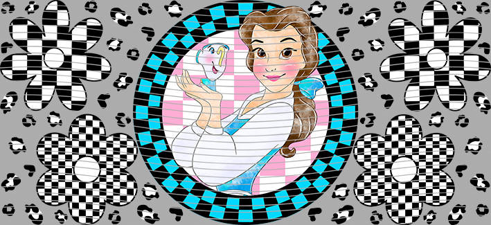 16oz Disney style-D-1673